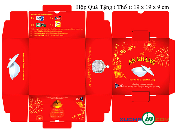 In hộp giấy - Hộp quà tặng