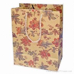 Túi giấy krap in hoa