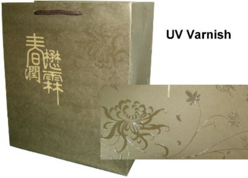 UV varnish- phun uv tui giay