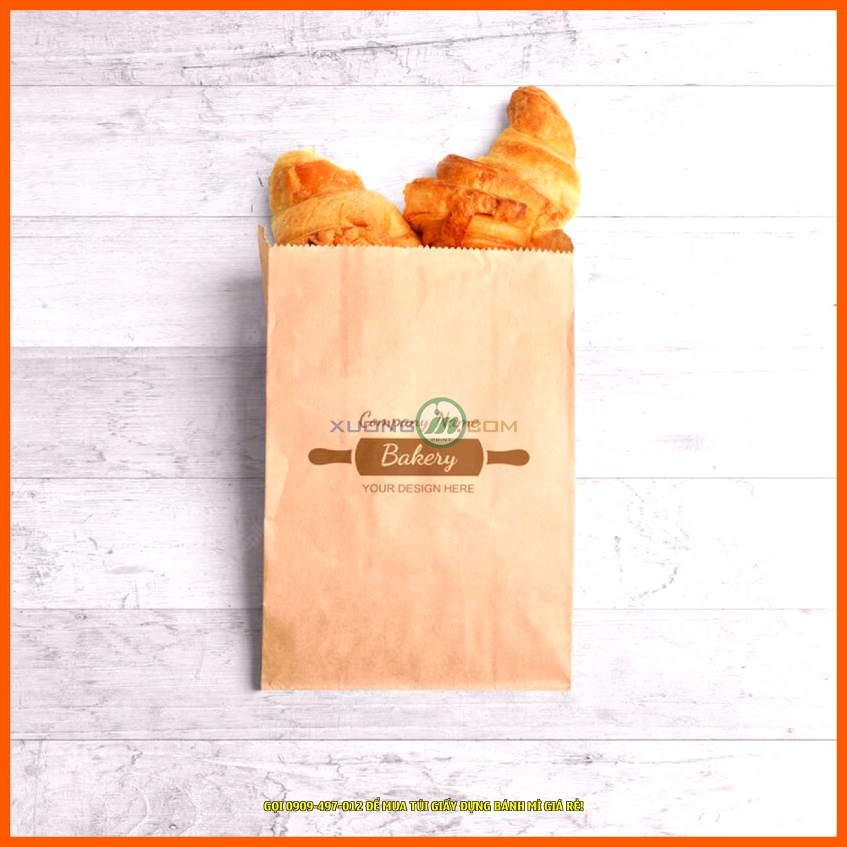 Công ty bao bì Gia Phan cung cấp các loại túi giấy đựng bánh mì với nhiều kích thước và thiết kế khác nhau.