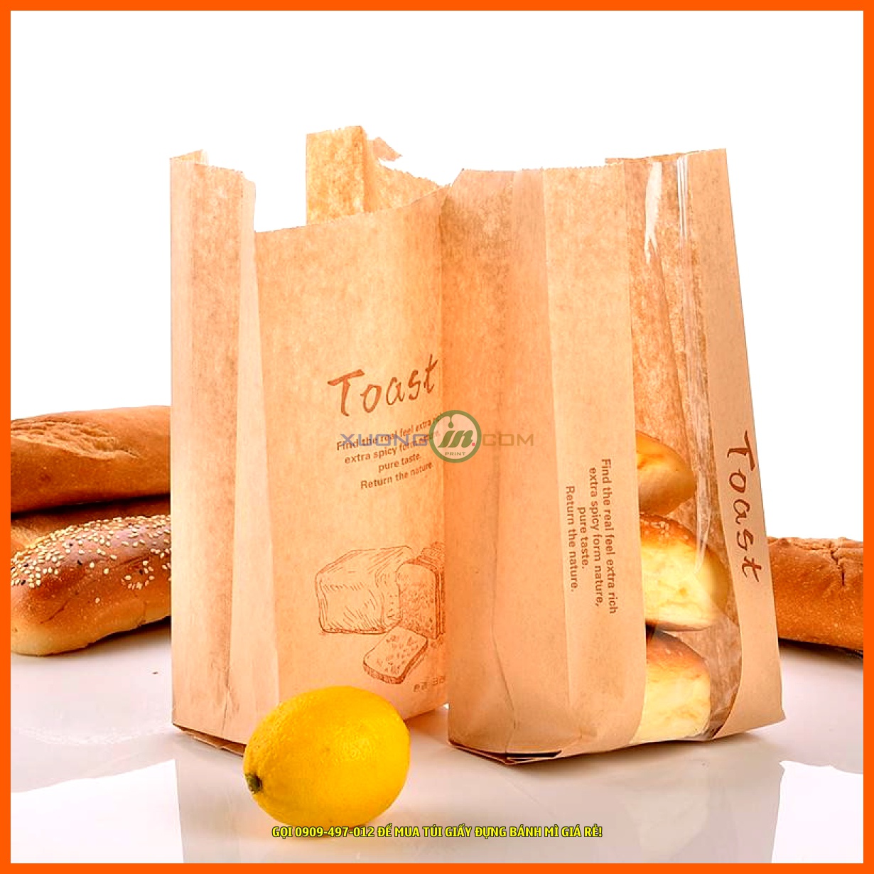 Công ty in Kỹ thuật Số là đối tác với các xưởng sản xuất túi bánh mì có sẵn tại TpHCM.
