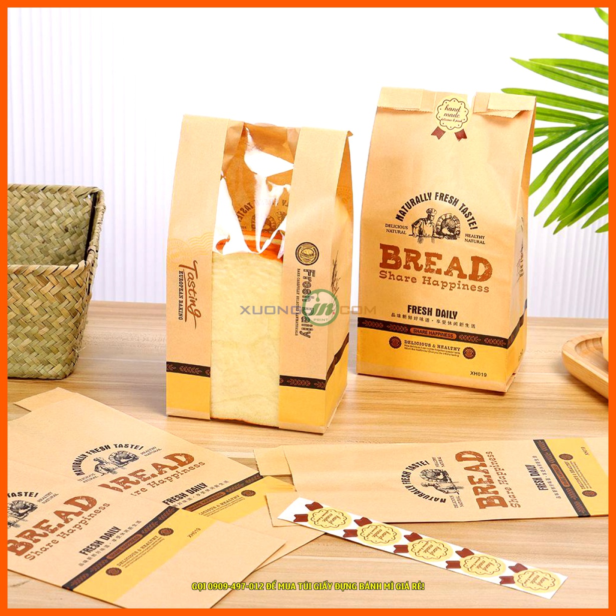 Công ty Khôi Thịnh có nhiều năm kinh doanh trong lĩnh vực túi giấy đựng bánh mì.