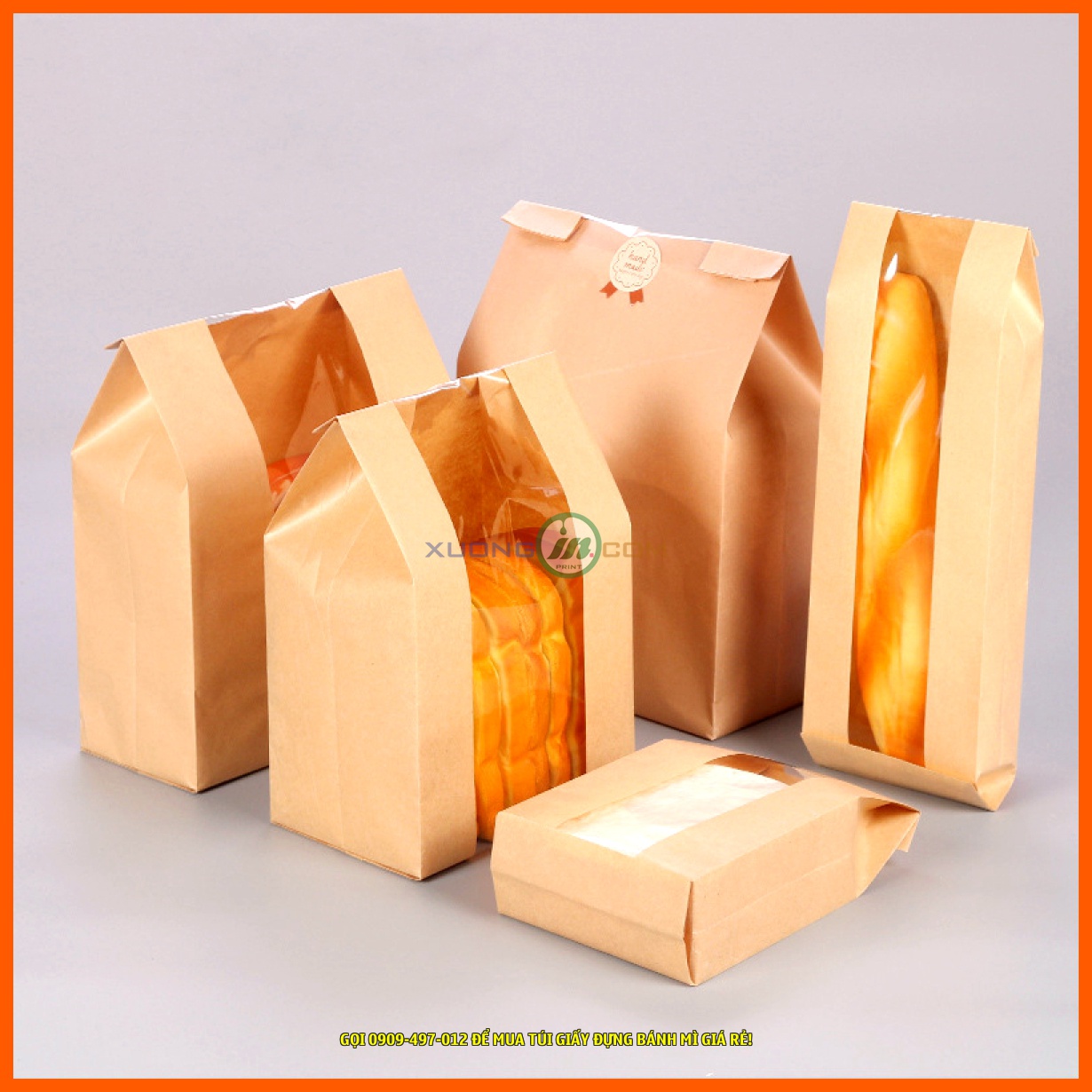 Địa chỉ bán túi giấy đựng bánh mì tốt nhất tại TpHCM là 26/4A2 Nguyễn Văn Quá, Quận 12, TpHCM