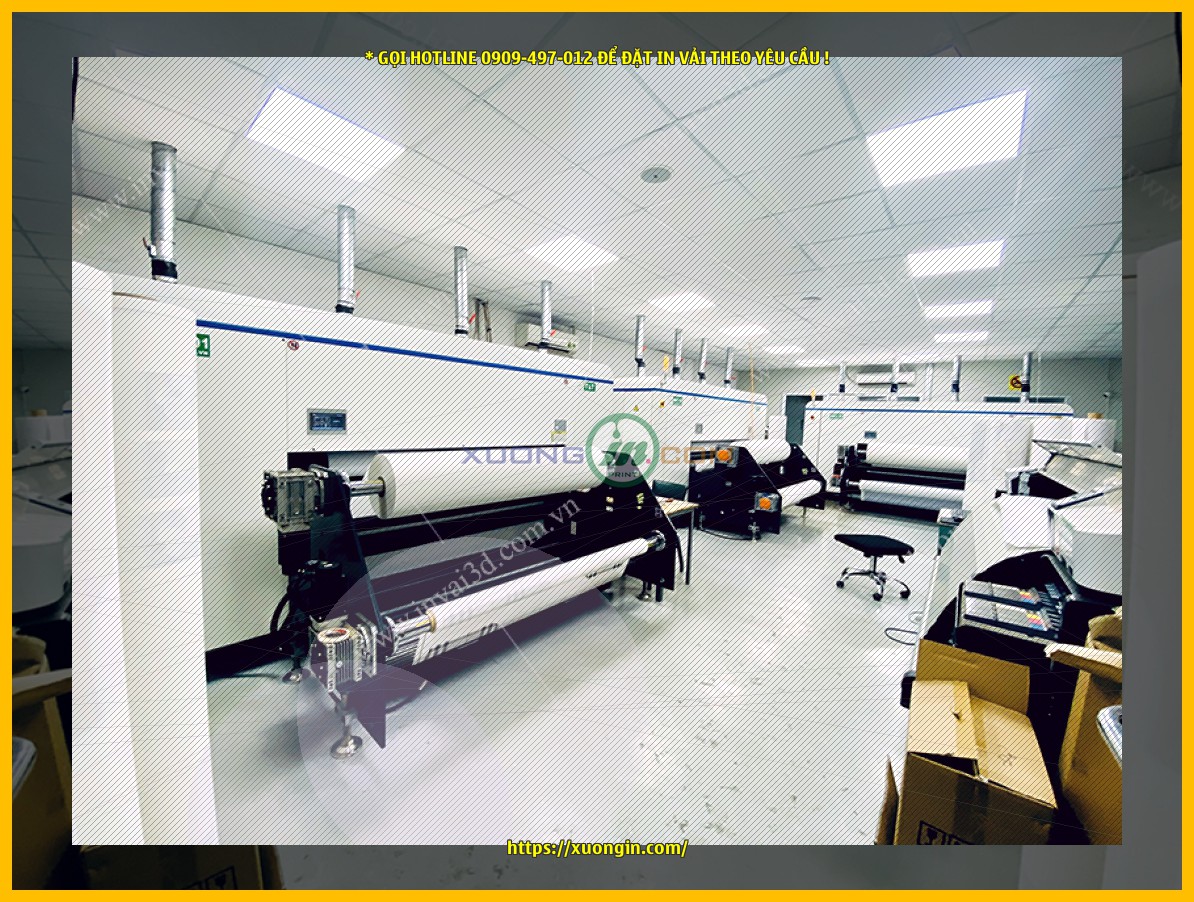 Với hơn 10 năm kinh nghiệm trong ngành in vải, chúng tôi tự tin có thể thực hiện mọi đơn hàng in ấn theo yêu cầu của khách hàng.