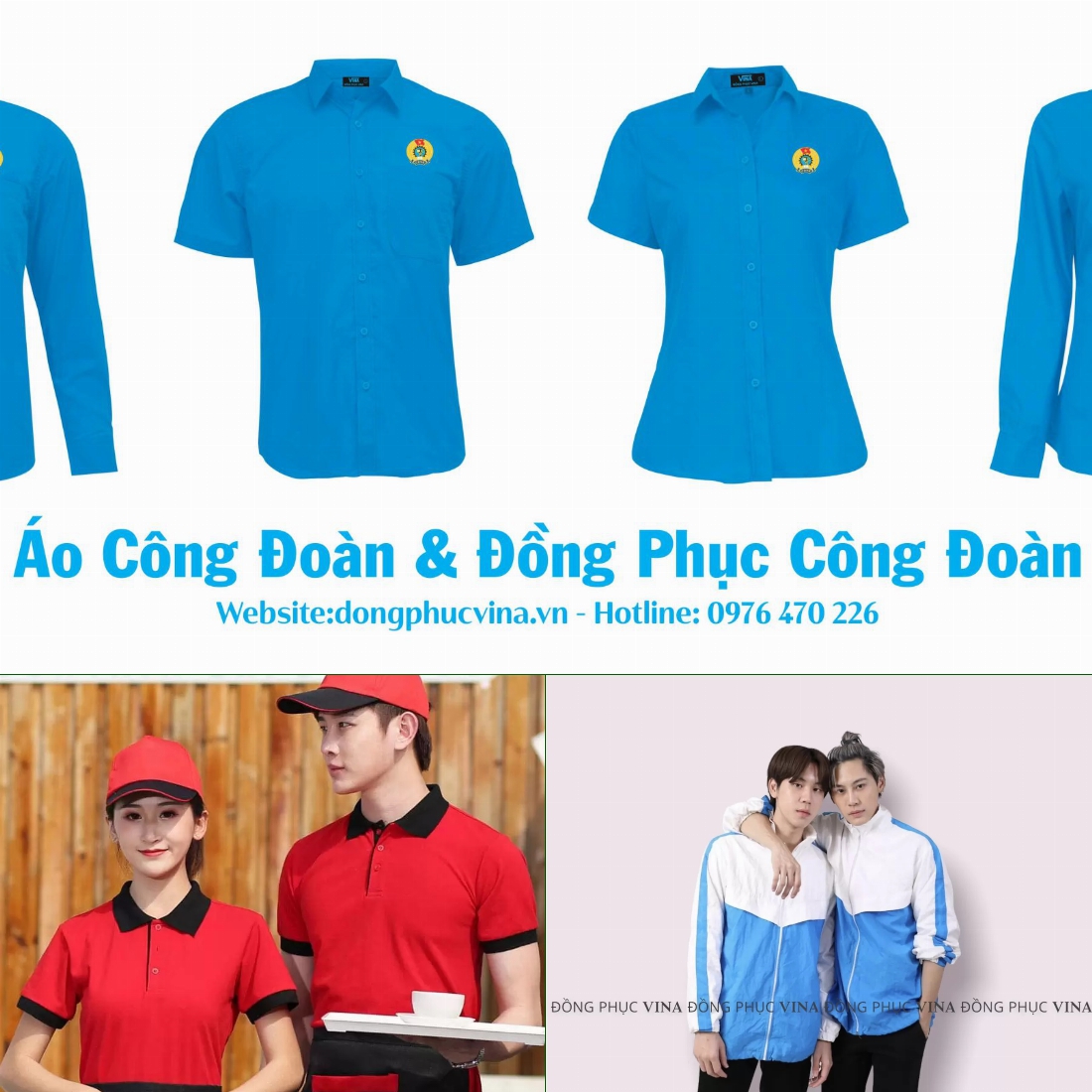 Đồng phục Vina – địa chỉ in áo đồng phục tại Bình Tân