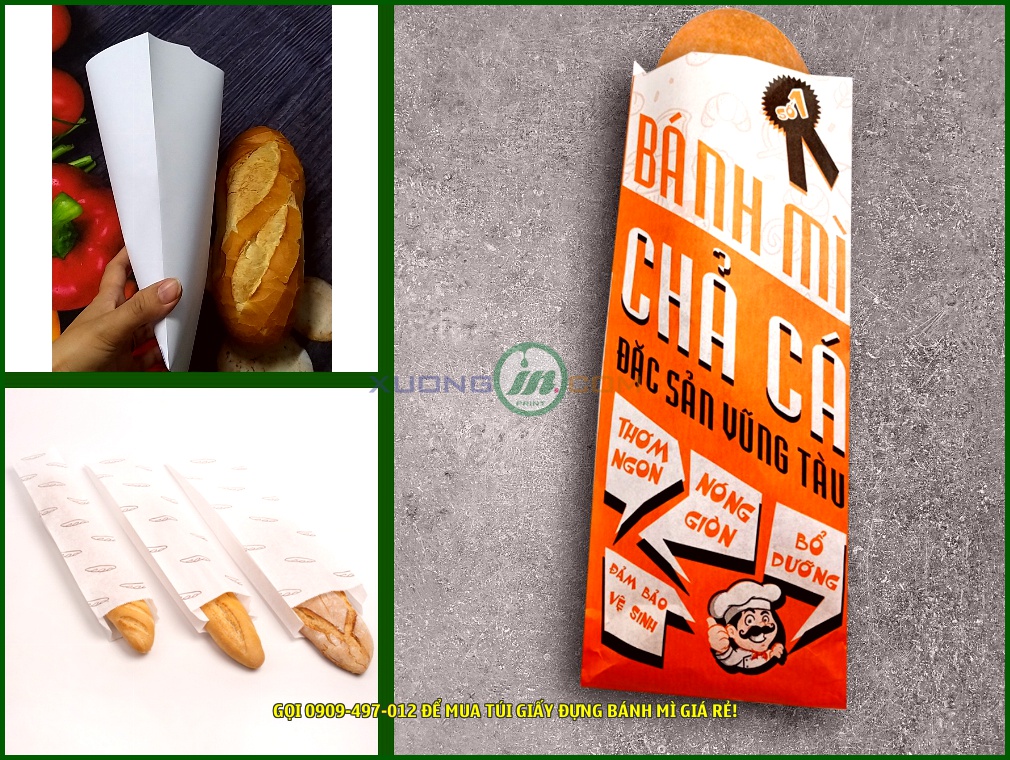 Các loại giấy làm túi đựng bánh mì đều được nhập khẩu 100% từ các nhà máy uy tín trên thế giới