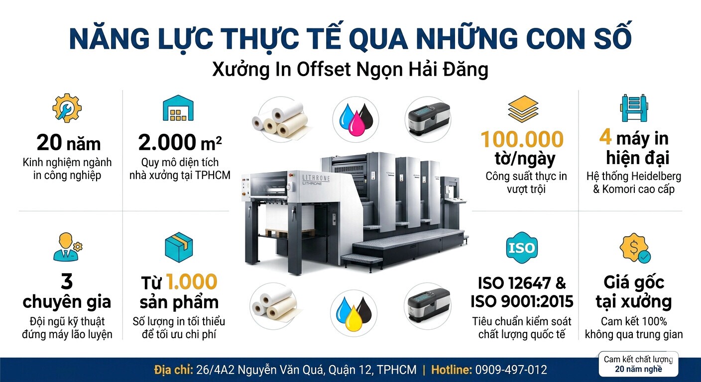 8 năng lực vượt trội của Xưởng In Offset Ngọn Hải Đăng Xưởng in offset TPHCM với 8 năng lực vượt trội
