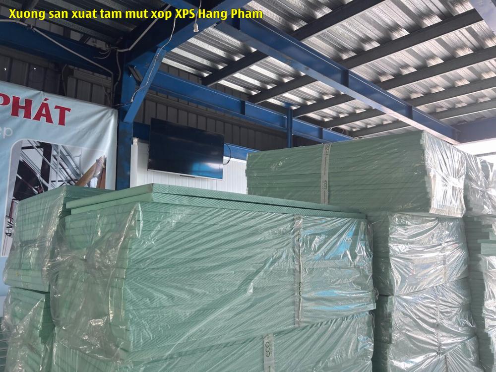 Xưởng sản xuất tấm mút xốp XPS Hằng Phạm
