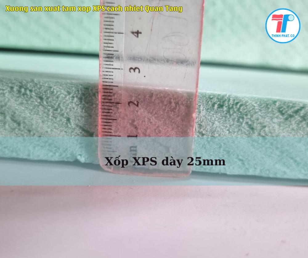 Xưởng sản xuất tấm xốp XPS cách nhiệt Quân Tăng