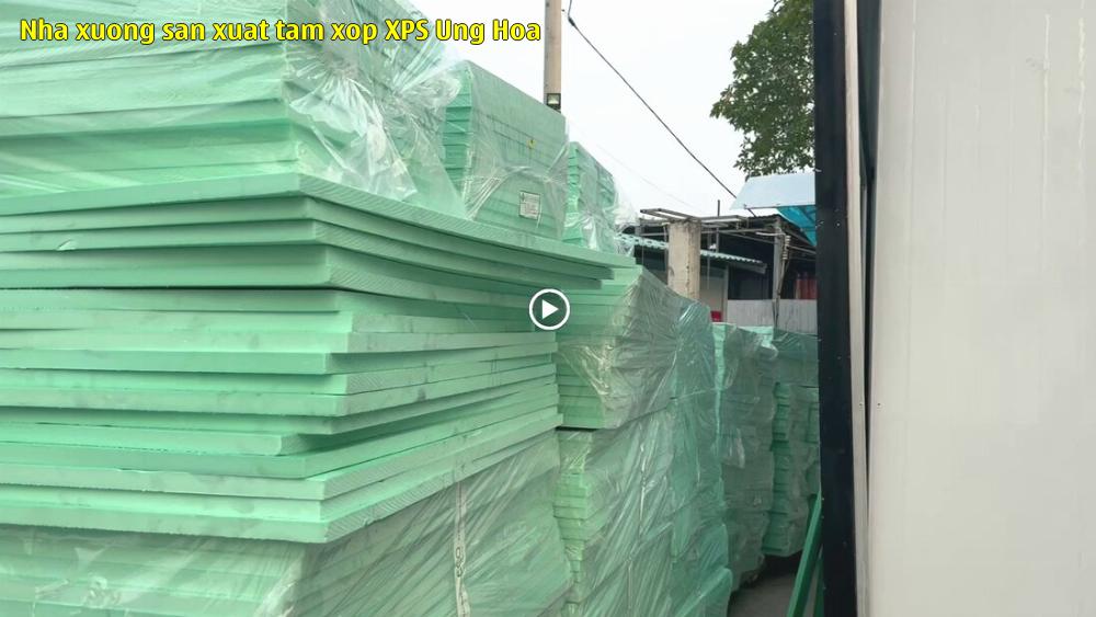 Nhà xưởng sản xuất tấm xốp XPS Ung Hòa