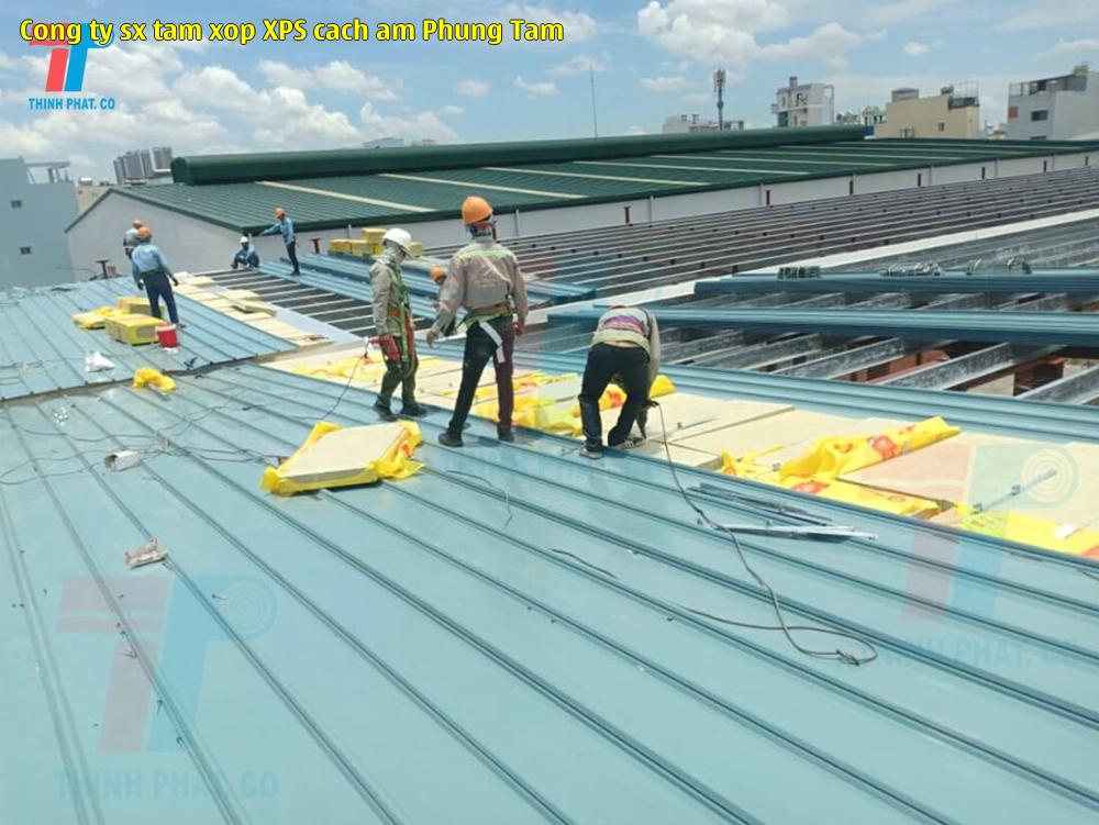 Công ty sx tấm xốp XPS cách âm Phùng Tâm