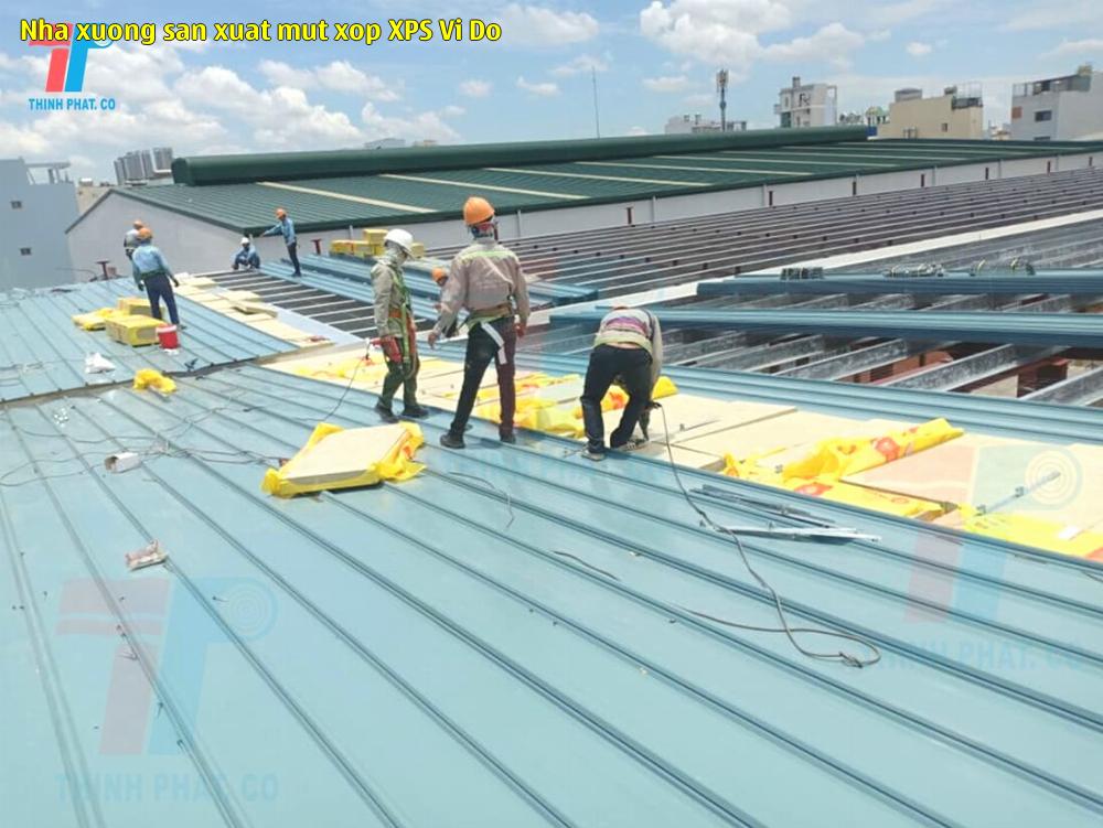 Nhà xưởng sản xuất mút xốp XPS Vĩ Đỗ