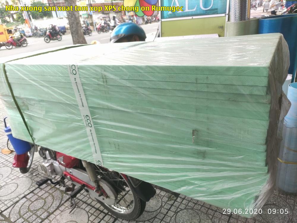 Nhà xưởng sản xuất tấm xốp XPS chống ồn Rumugec