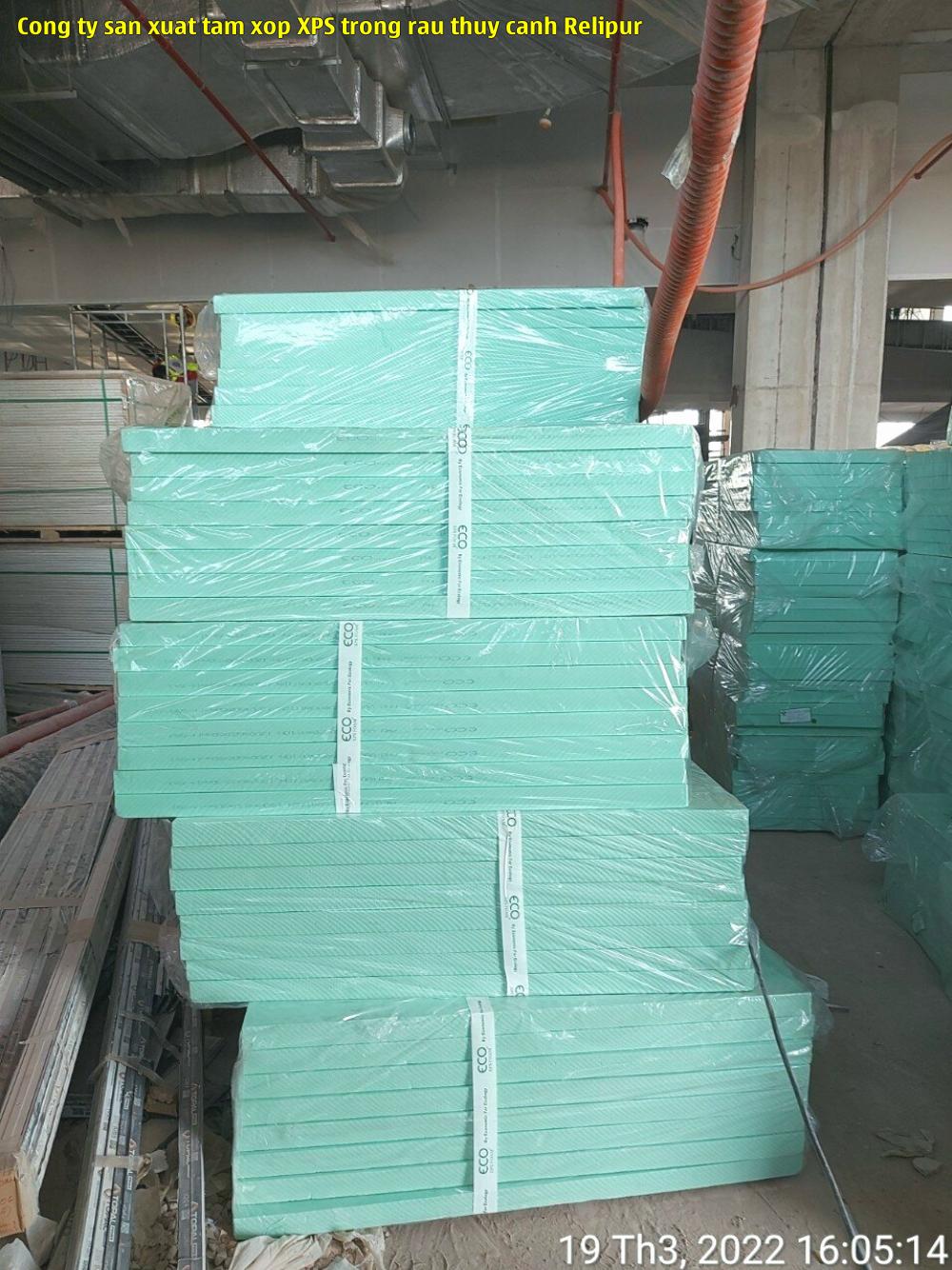 Công ty sản xuất tấm xốp XPS trồng rau thủy canh Relipur