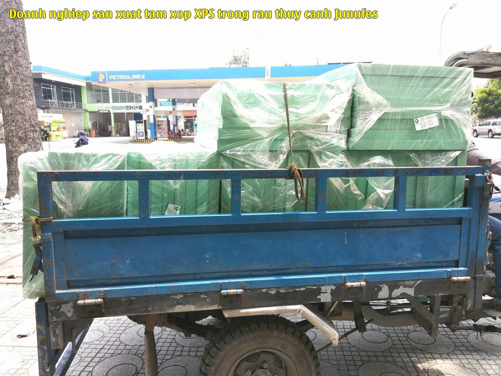 Doanh nghiệp sản xuất tấm xốp XPS trồng rau thủy canh Junufes