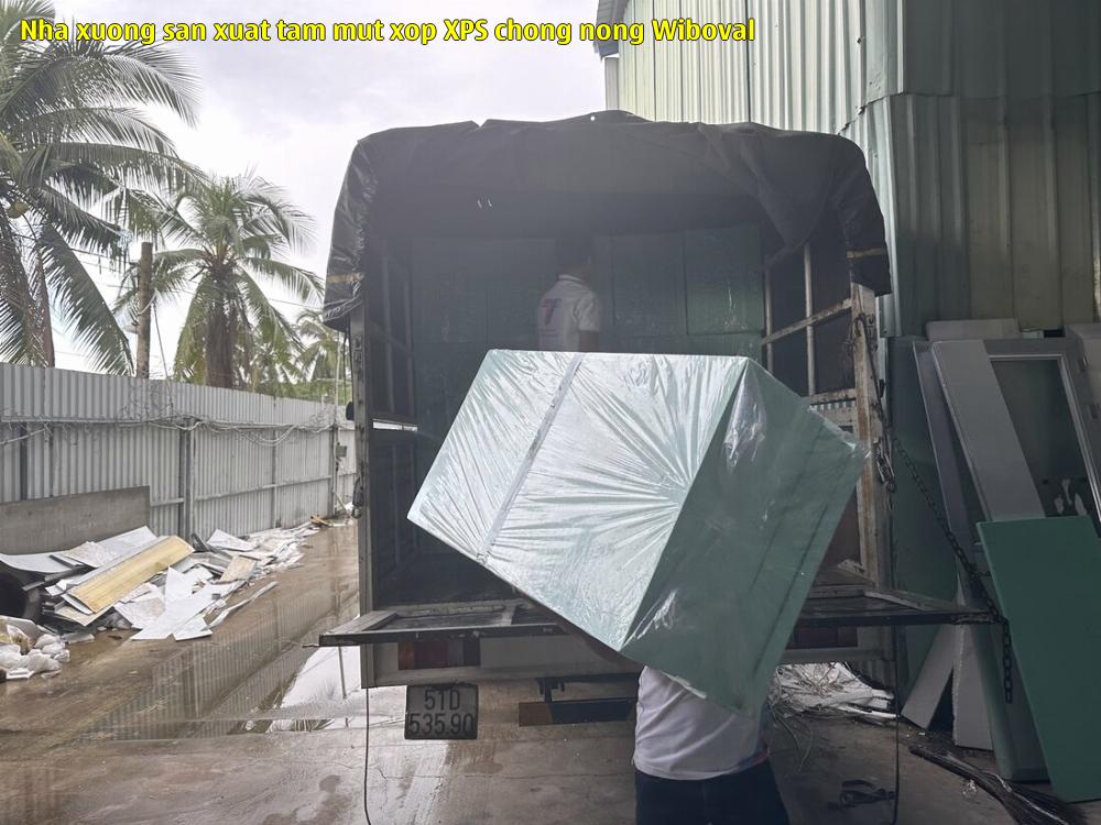 Nhà xưởng sản xuất tấm mút xốp XPS chống nóng Wiboval
