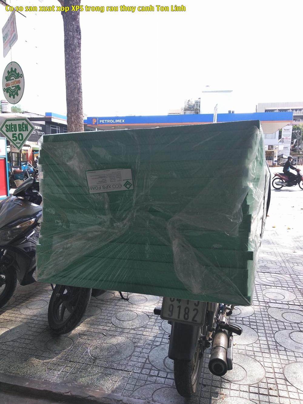 Cơ sở sản xuất xốp XPS trồng rau thủy canh Tôn Linh