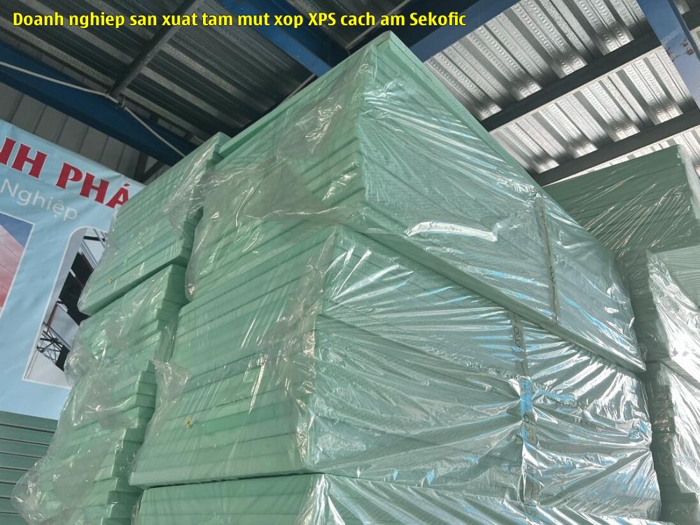 Doanh nghiệp sản xuất tấm mút xốp XPS cách âm Sekofic