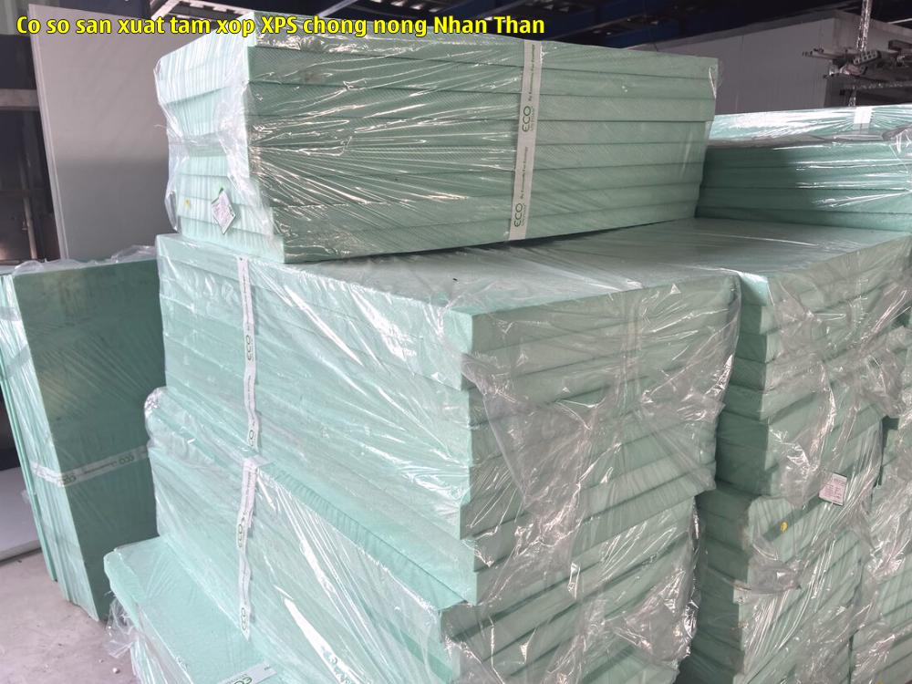 Cơ sở sản xuất tấm xốp XPS chống nóng Nhân Thân