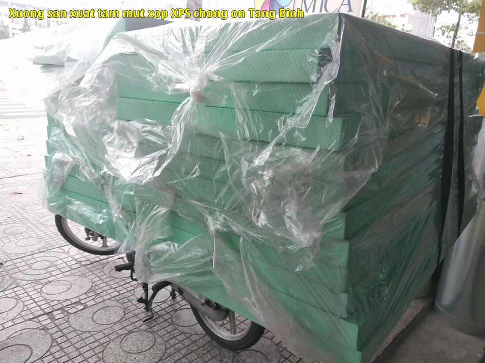 Xưởng sản xuất tấm mút xốp XPS chống ồn Tăng Bình