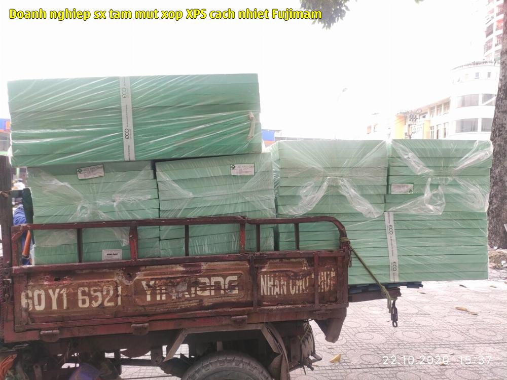 Doanh nghiệp sx tấm mút xốp XPS cách nhiệt Fujimam