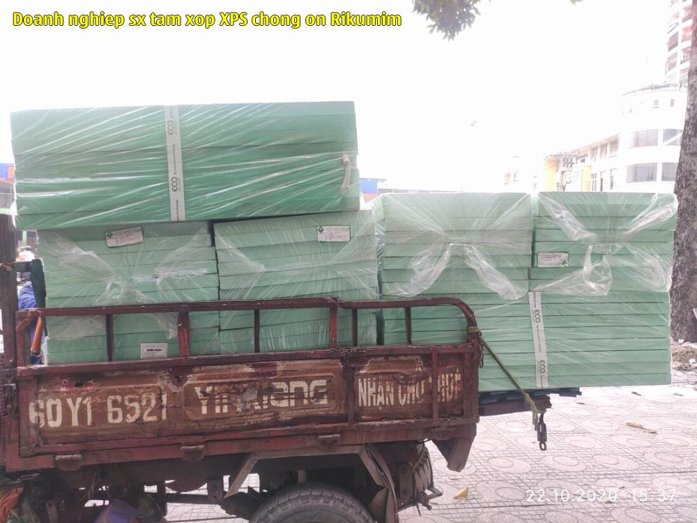 Doanh nghiệp sx tấm xốp XPS chống ồn Rikumim