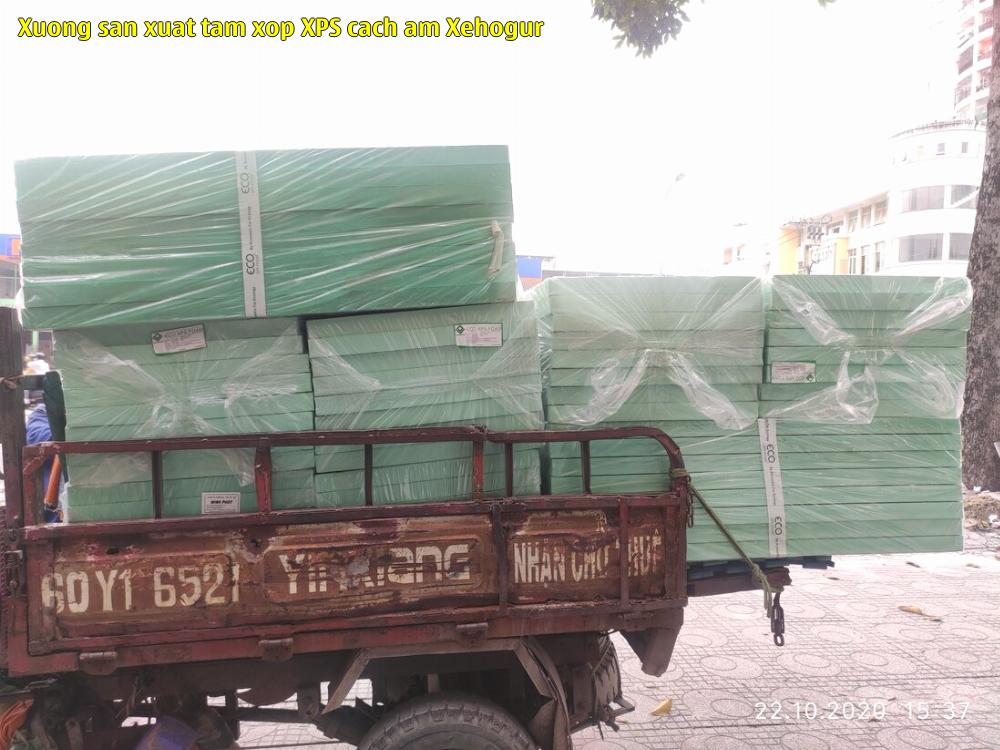 Xưởng sản xuất tấm xốp XPS cách âm Xehogur