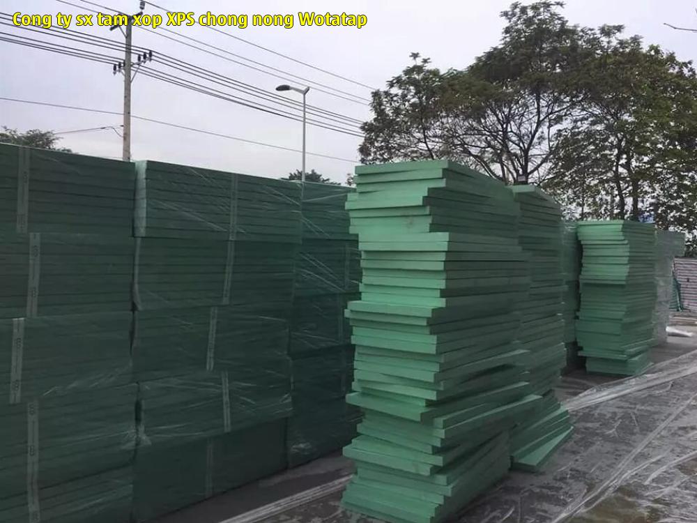 Công ty sx tấm xốp XPS chống nóng Wotatap