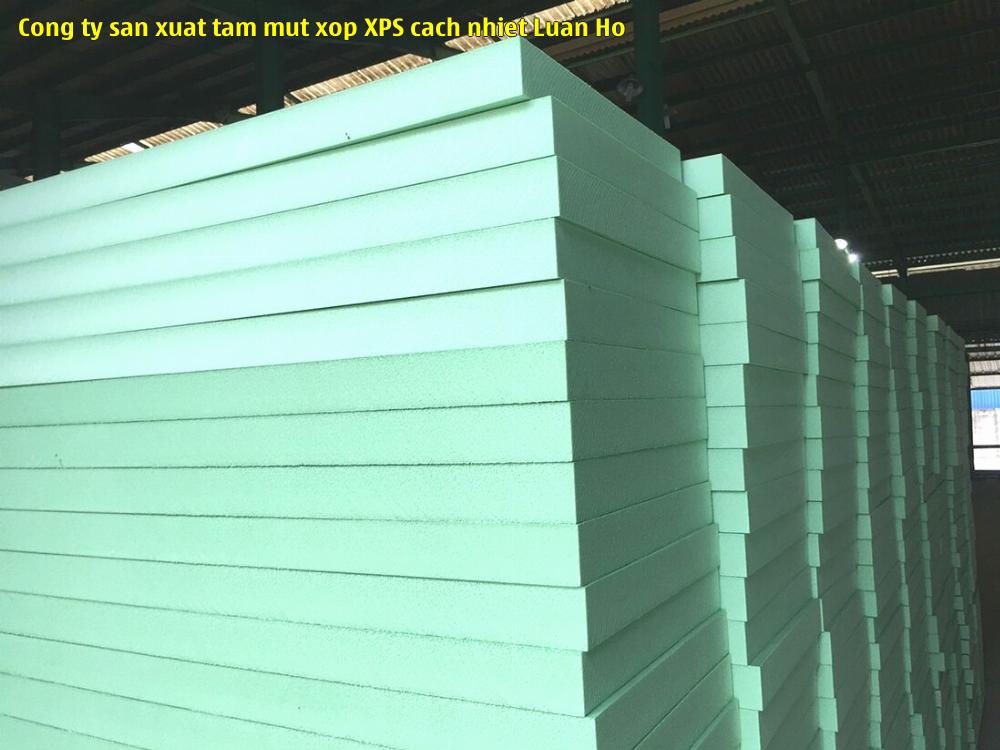 Công ty sản xuất tấm mút xốp XPS cách nhiệt Luận Hồ