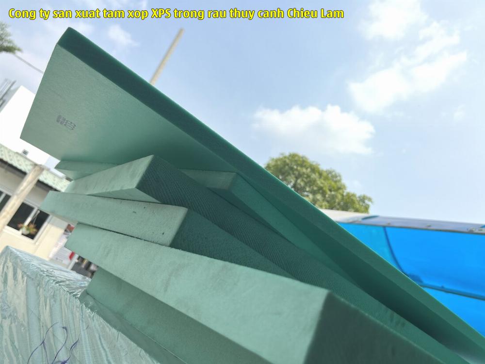 Công ty sản xuất tấm xốp XPS trồng rau thủy canh Chiêu Lâm