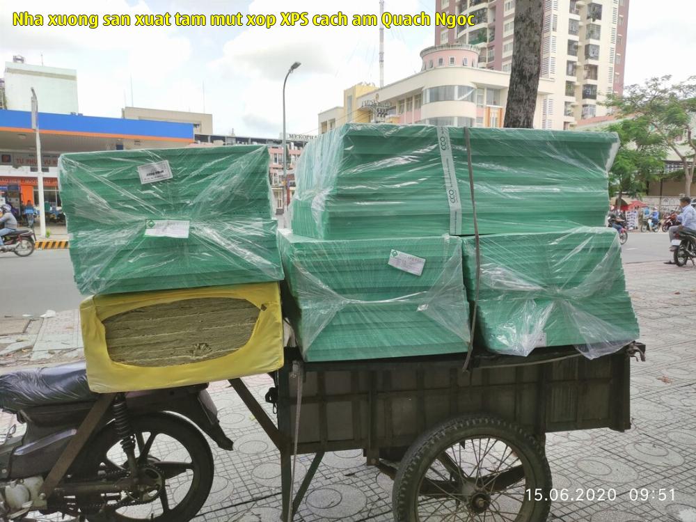 Nhà xưởng sản xuất tấm mút xốp XPS cách âm Quách Ngọc