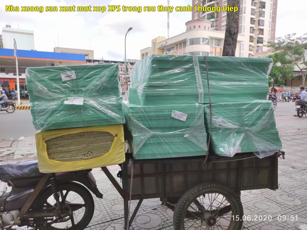 Nhà xưởng sản xuất mút xốp XPS trồng rau thủy canh Chương Diệp