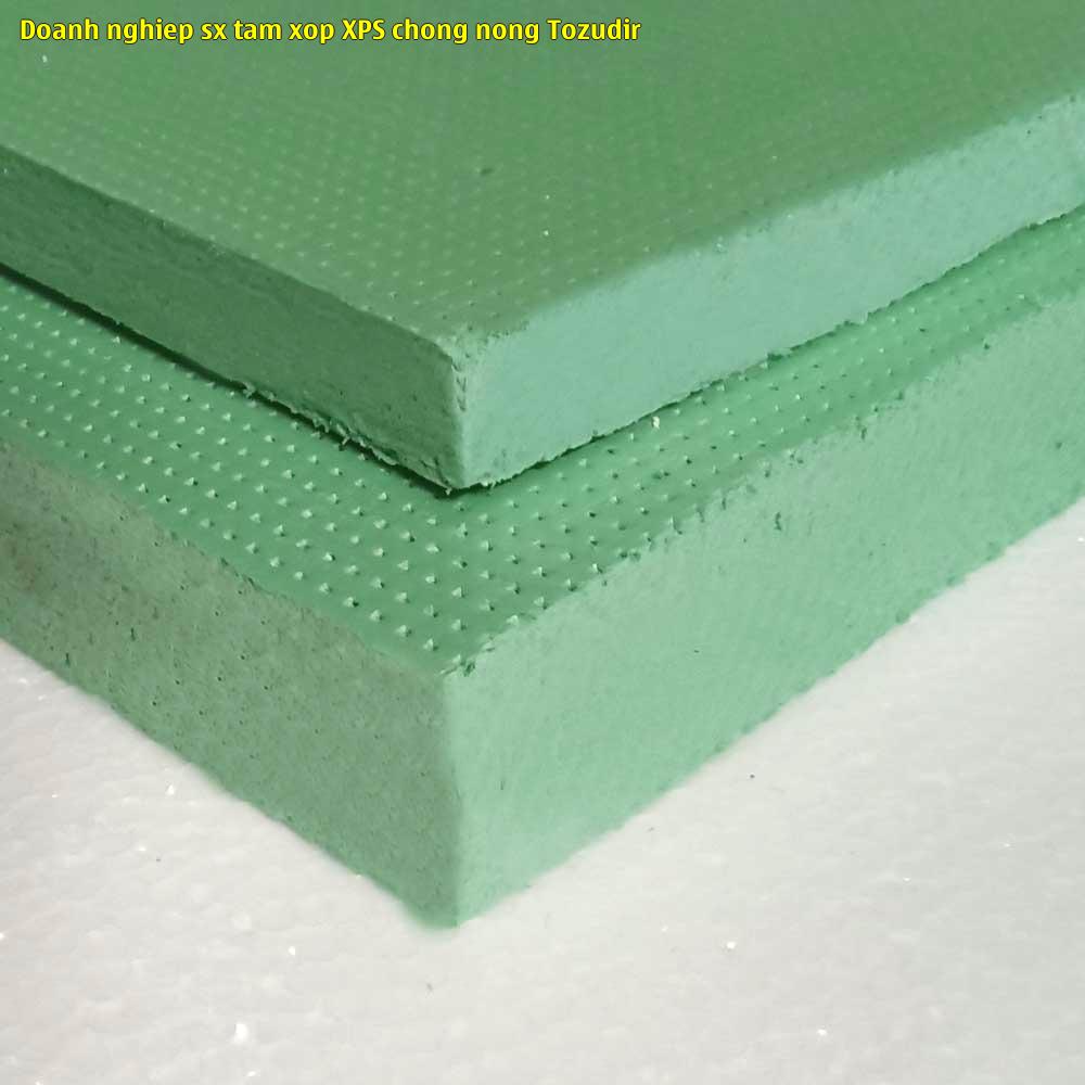 Doanh nghiệp sx tấm xốp XPS chống nóng Tozudir