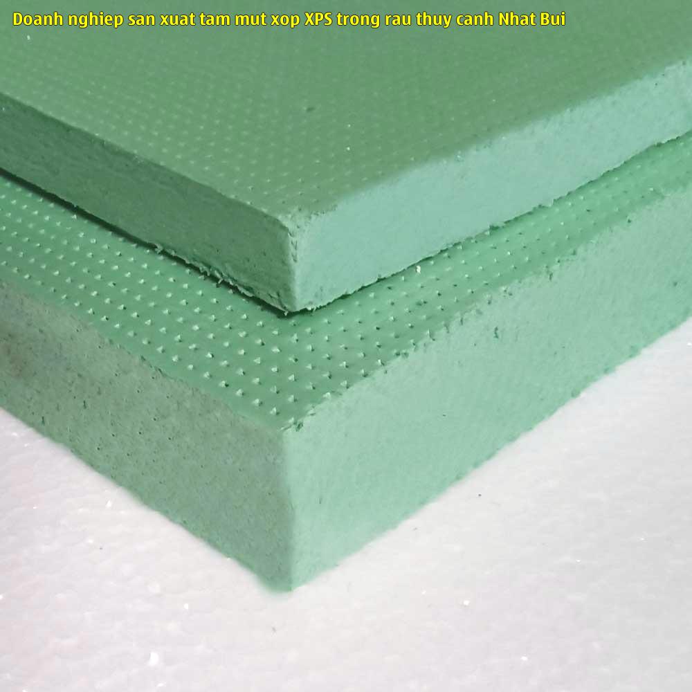 Doanh nghiệp sản xuất tấm mút xốp XPS trồng rau thủy canh Nhật Bùi