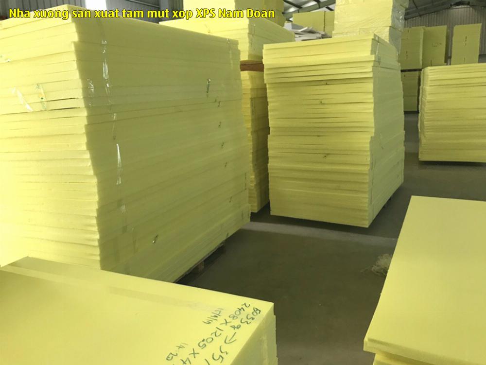 Nhà xưởng sản xuất tấm mút xốp XPS Nam Đoàn