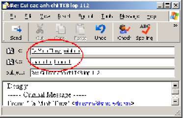 Khởi tạo một bức thư mới trong outlook