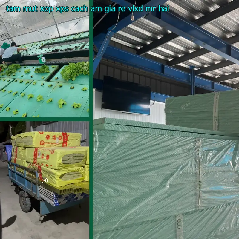 Tấm mút xốp XPS cách âm giá rẻ VLXD Mr.HẢI