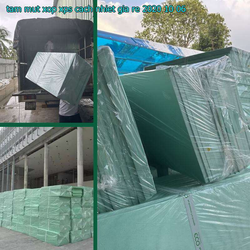 Tấm mút xốp XPS cách nhiệt giá rẻ 2020-10-06