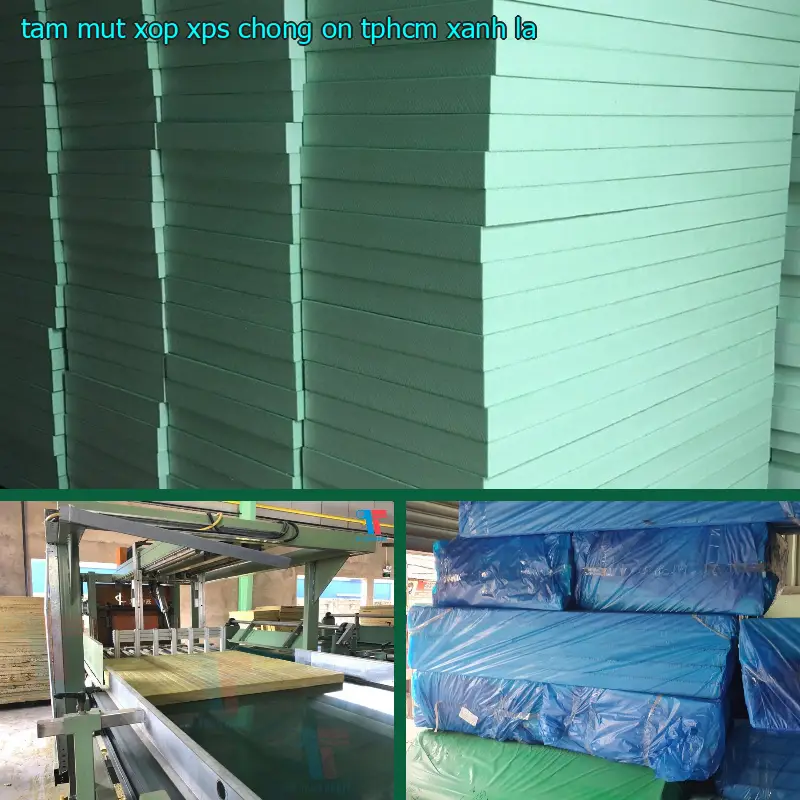 Tấm mút xốp XPS chống ồn TpHCM Xanh lá