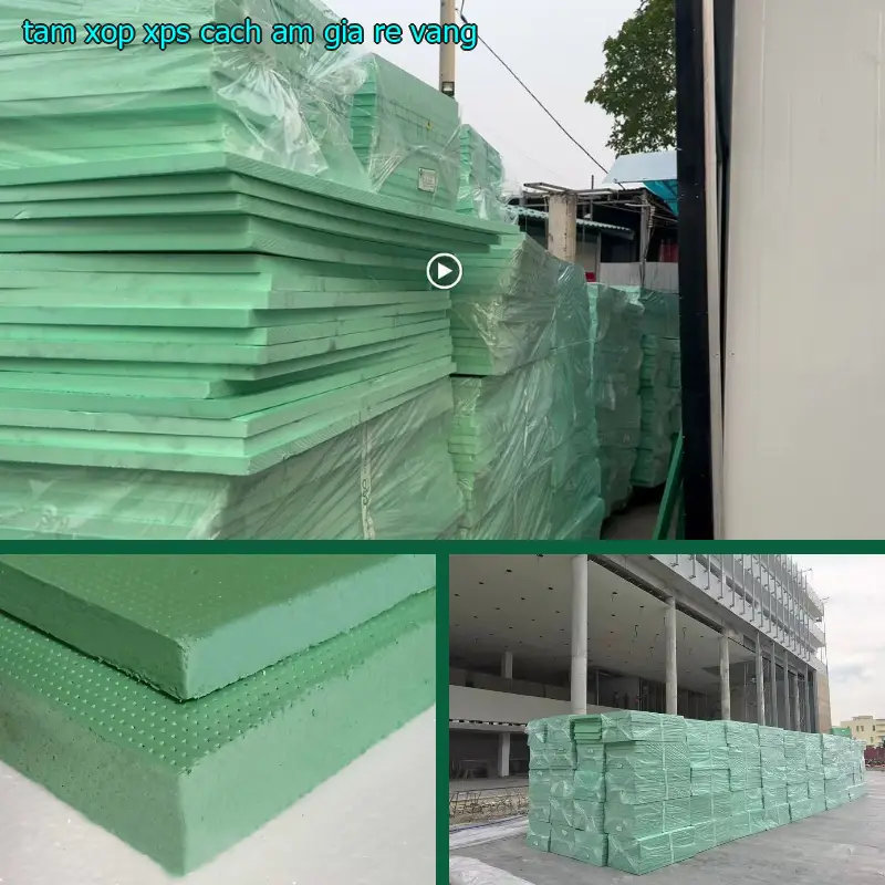 Tấm xốp XPS cách âm giá rẻ Vàng