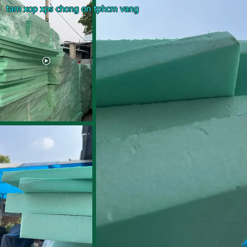 Tấm xốp XPS chống ồn TpHCM Vàng