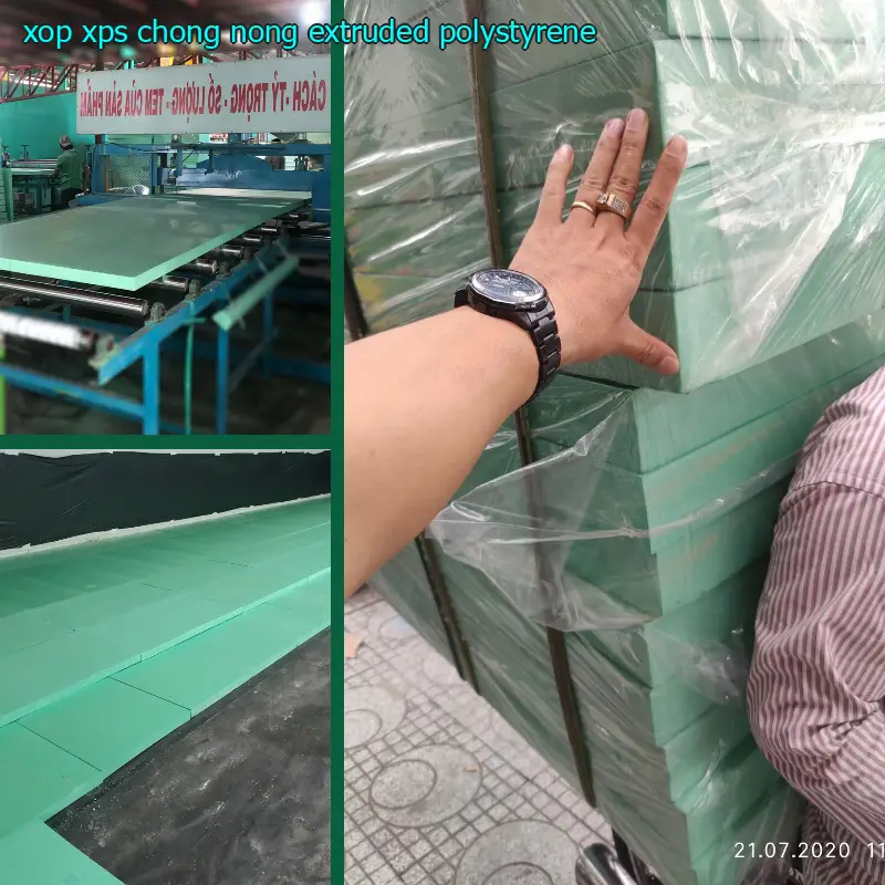 Xốp XPS chống nóng Extruded Polystyrene